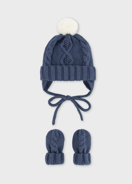 Baby Beanie and Mitten Set
