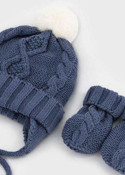 Baby Beanie and Mitten Set