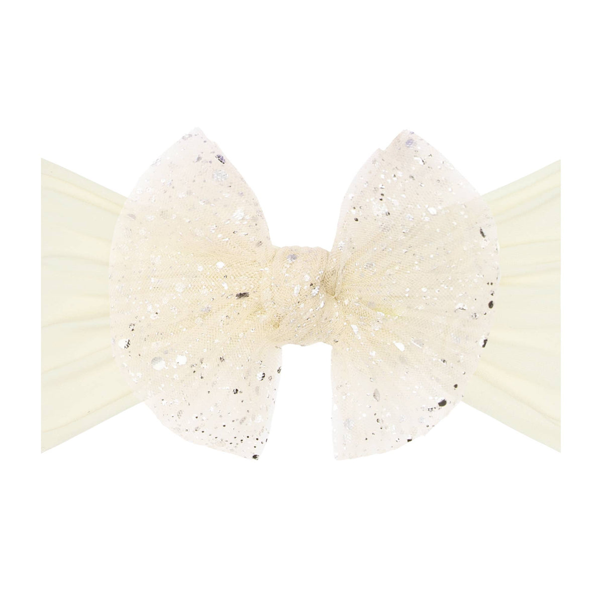 Baby Bling® Tulle FAB® soft nylon headband with tulle bow