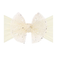 Baby Bling® Tulle FAB® soft nylon headband with tulle bow