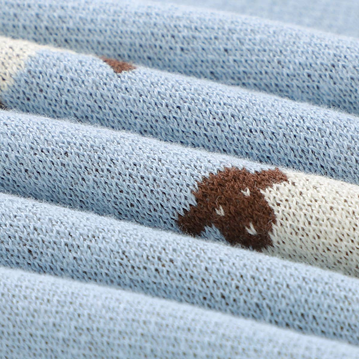 Baby Blue Sheep Receiving Baby Blanket