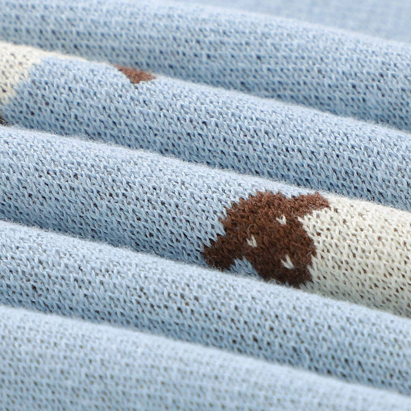 Baby Blue Sheep Receiving Baby Blanket