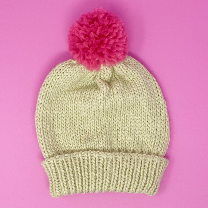 Classic Color Pom Beanie