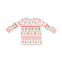 Gingerbread Fair Isle Pink - PJs