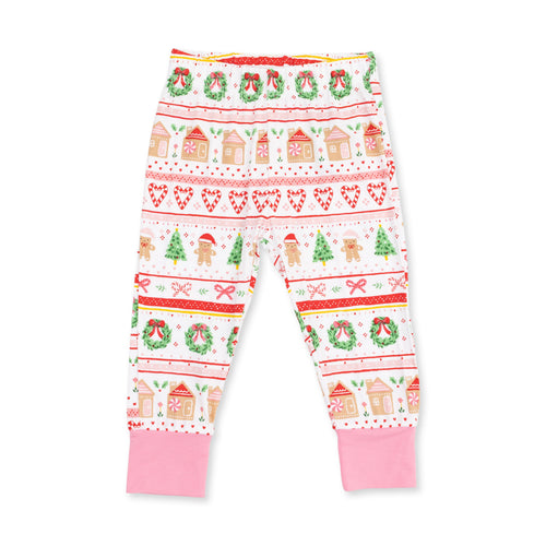 Gingerbread Fair Isle Pink - PJs