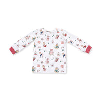 Winter Sports Dogs Pink PJs