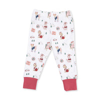 Winter Sports Dogs Pink PJs
