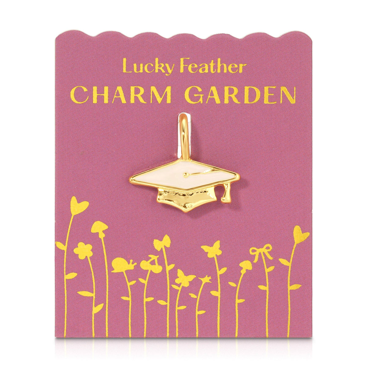 Charm Garden - Gold - Graduation Cap