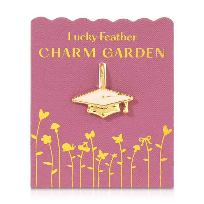 Charm Garden - Gold - Graduation Cap