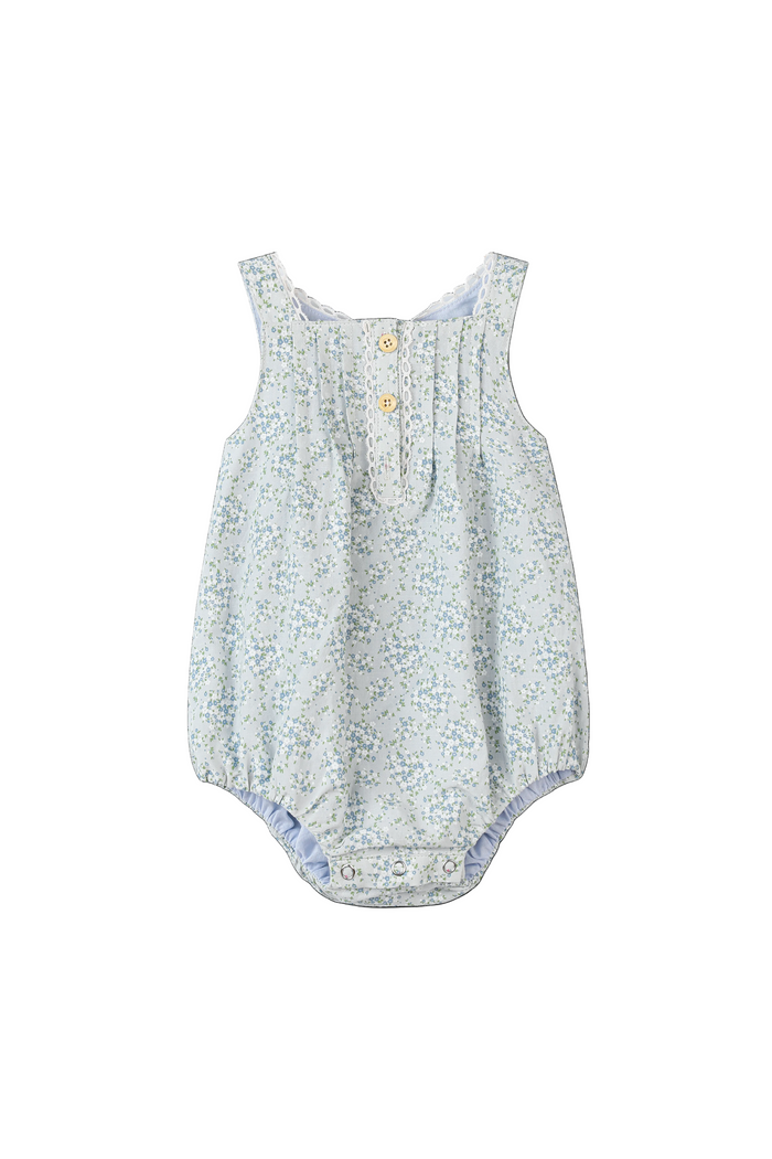 Blue Floral Evie Bubble