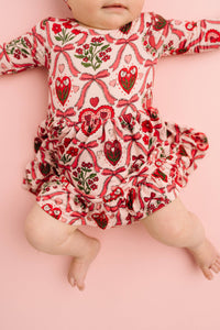 Sweetest Valentine Long Sleeve Bodysuit Bamboo Dress