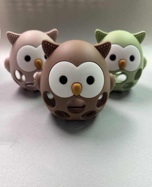 Silicone 3D Owl Teether Silicone