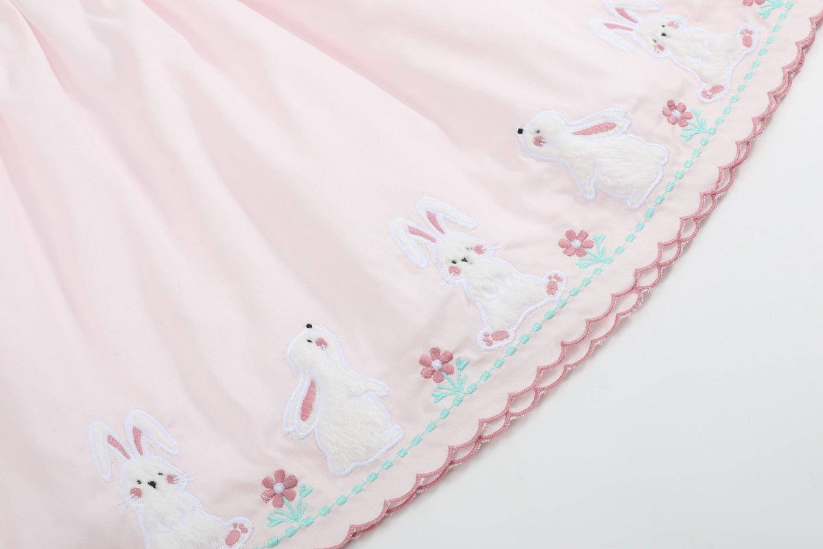 Pink Fuzzy Bunnies Dress