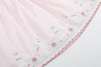 Pink Fuzzy Bunnies Dress