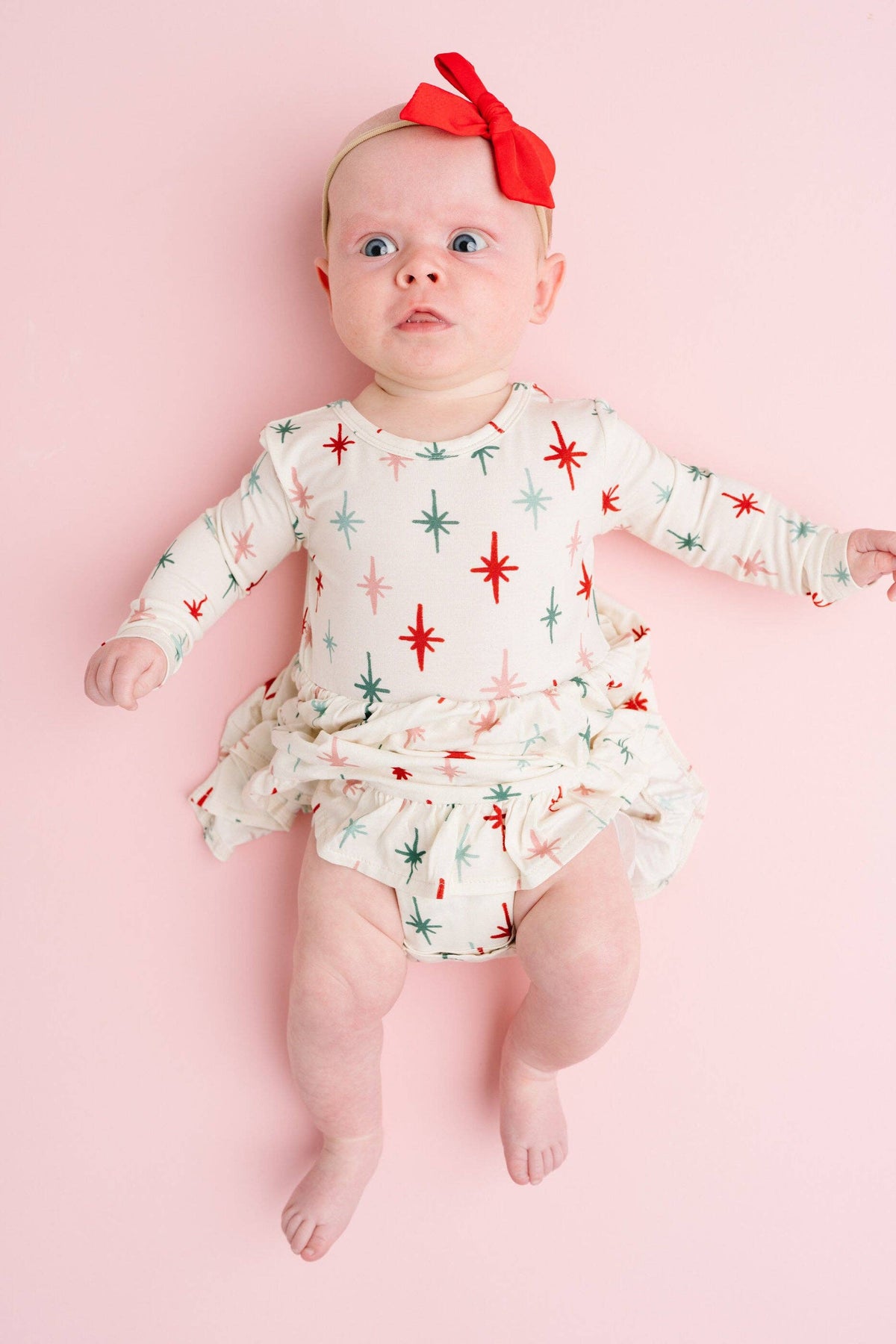 Holiday Twinkle Bodysuit Bamboo Dress
