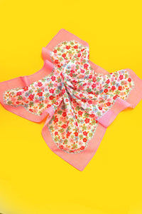 DITSY PRINT SILKY FEELING BANDANA SCARF