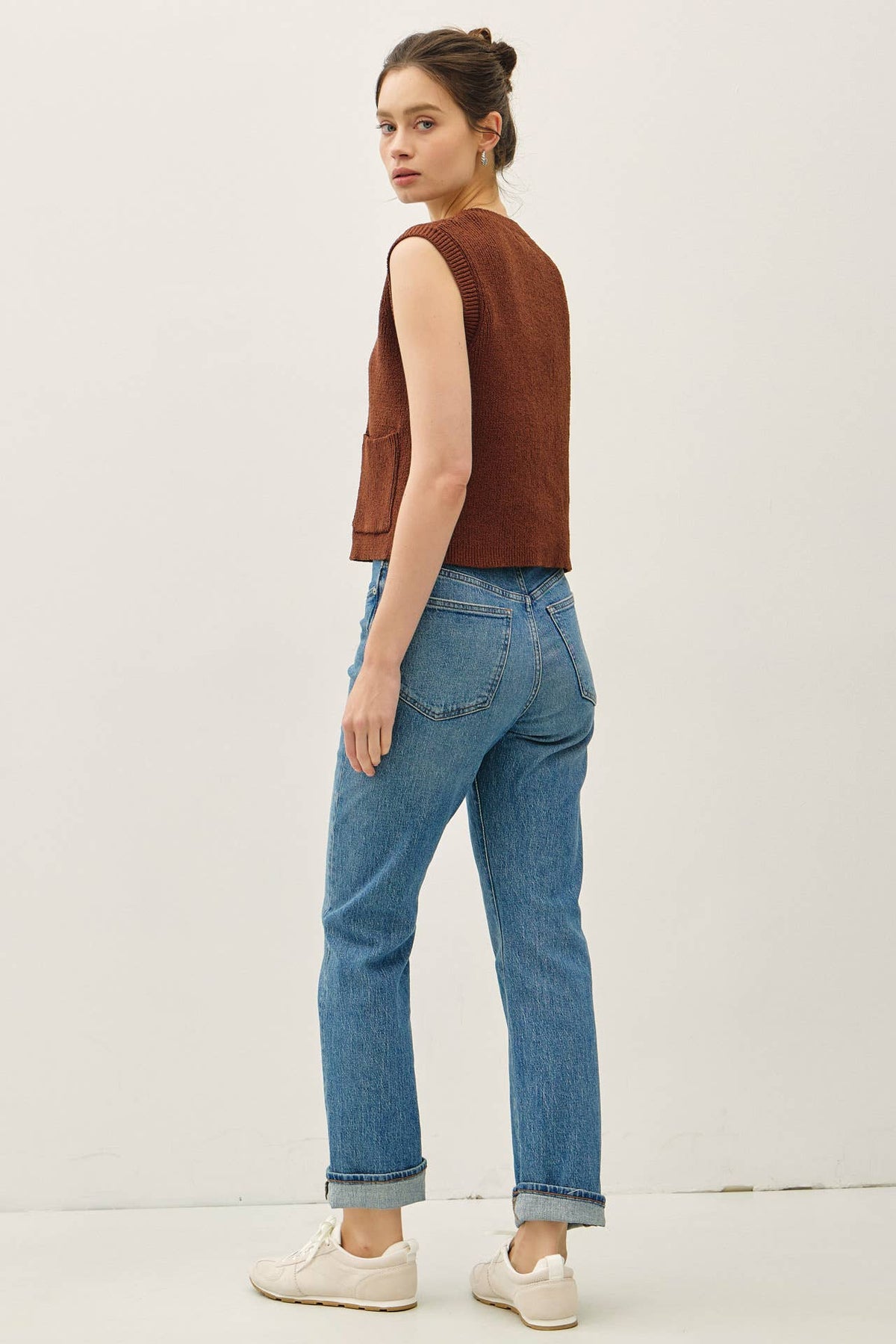 Brown Sweater Vest