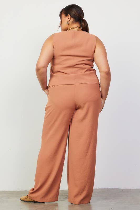 Hazelnut Wide Leg Pants