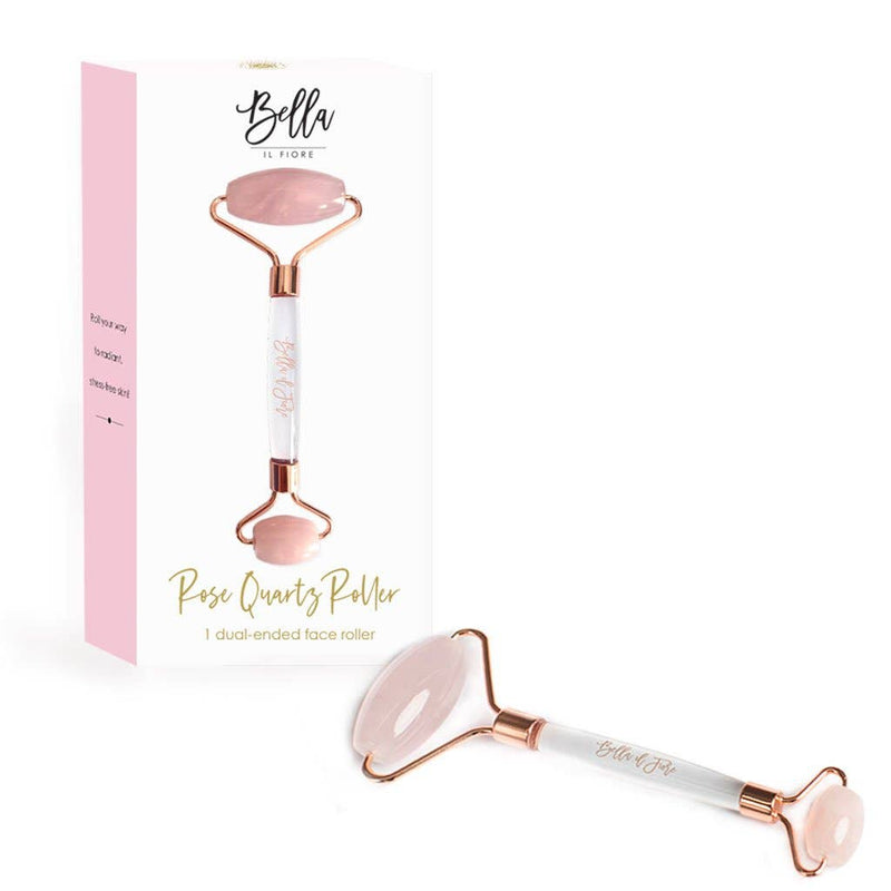 Rose Quartz Dual-Ended Face Roller