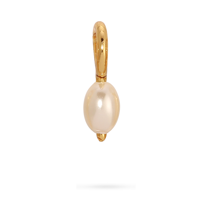 Gold Pearl Charm