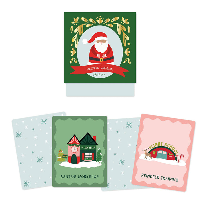 The North Pole Christmas Memory Matching Card Game
