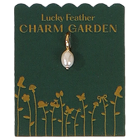 Gold Pearl Charm