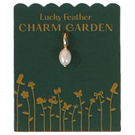 Gold Pearl Charm