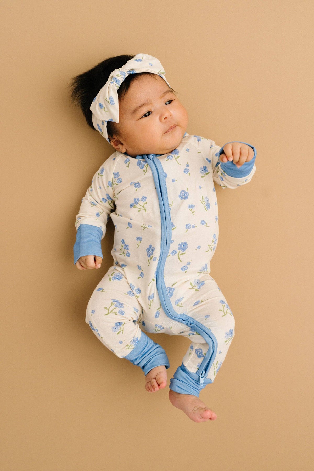 Blue Blooms Bamboo Sleeper