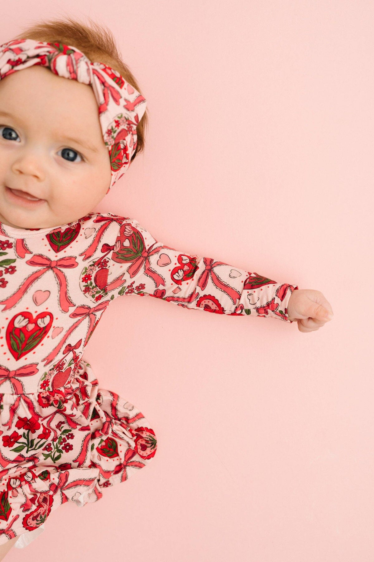 Sweetest Valentine Long Sleeve Bodysuit Bamboo Dress