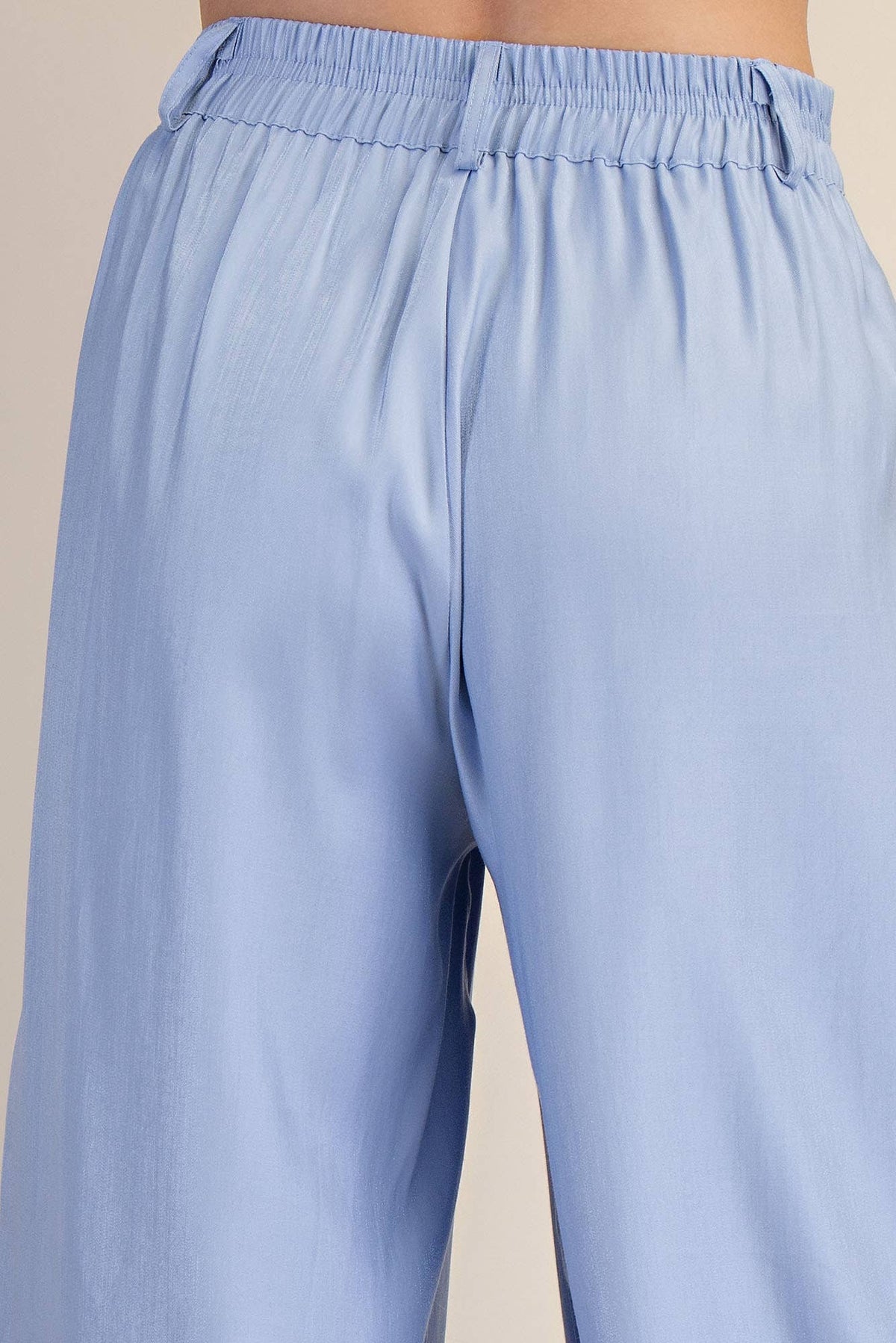 High Waist Tailored Wide Pants