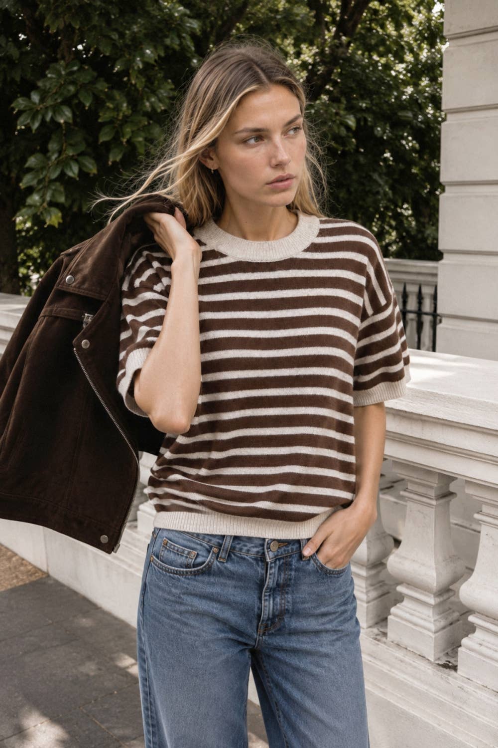 Ultra Soft Touch Striped Sweater