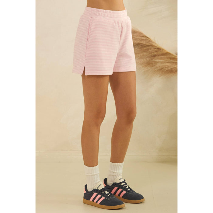 Pink Striped Shorts