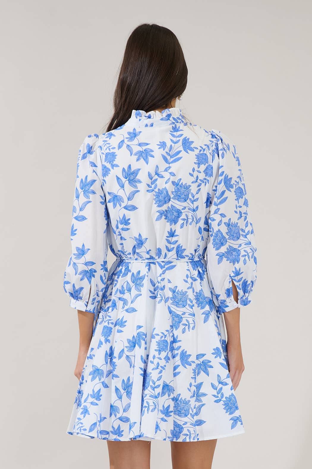Bluebell Mockneck Godet Dress