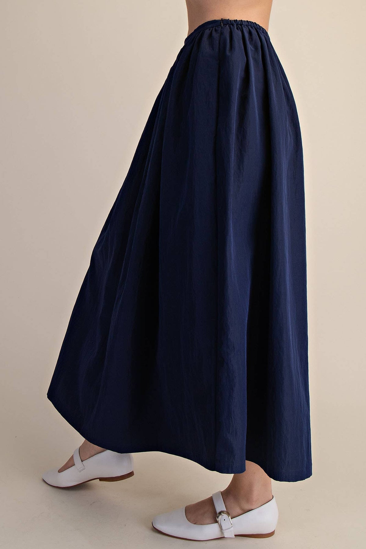 A-Line Midi Skirt