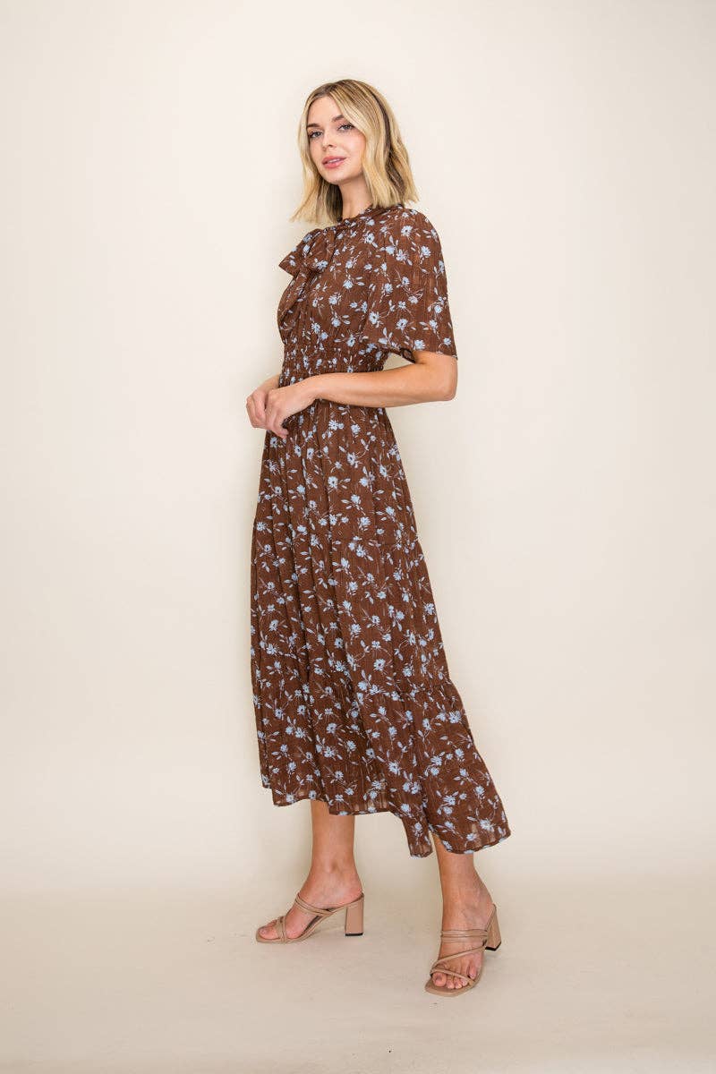 Ditsy Floral Midi Dress