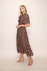 Ditsy Floral Midi Dress