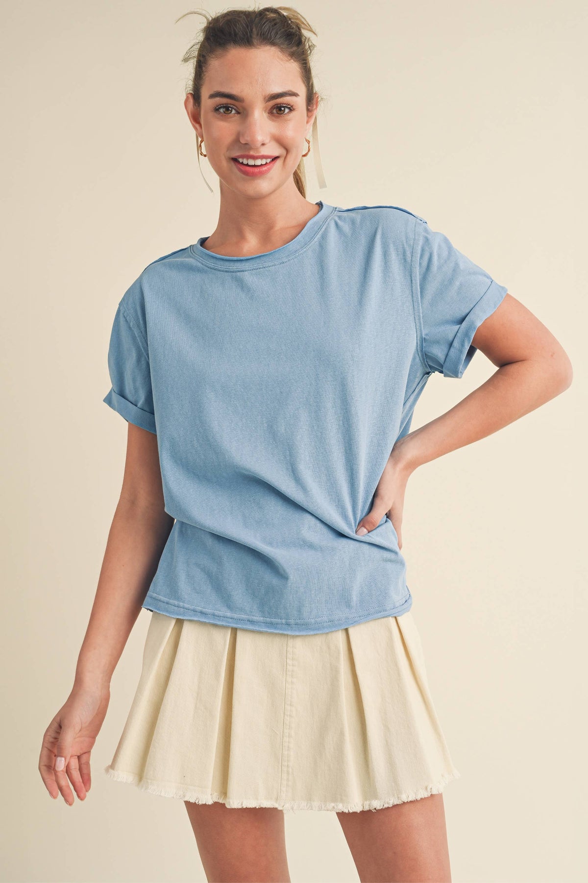 Soft Ocean Blue Tee