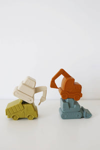 Construction Silicone Bath Toy Set 