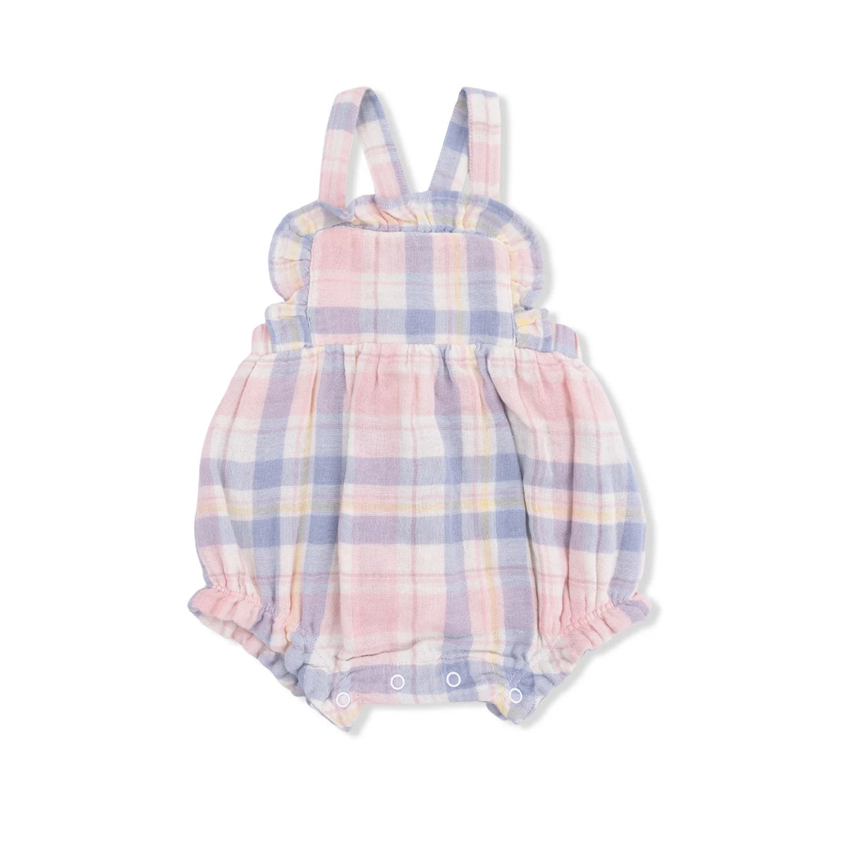 Dusty Plaid Oxford Bubble