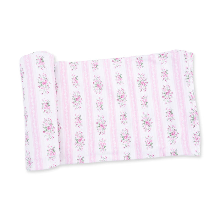 Bella Rose Stripe Swaddle