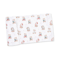 Christmas Teddy Bears Swaddle