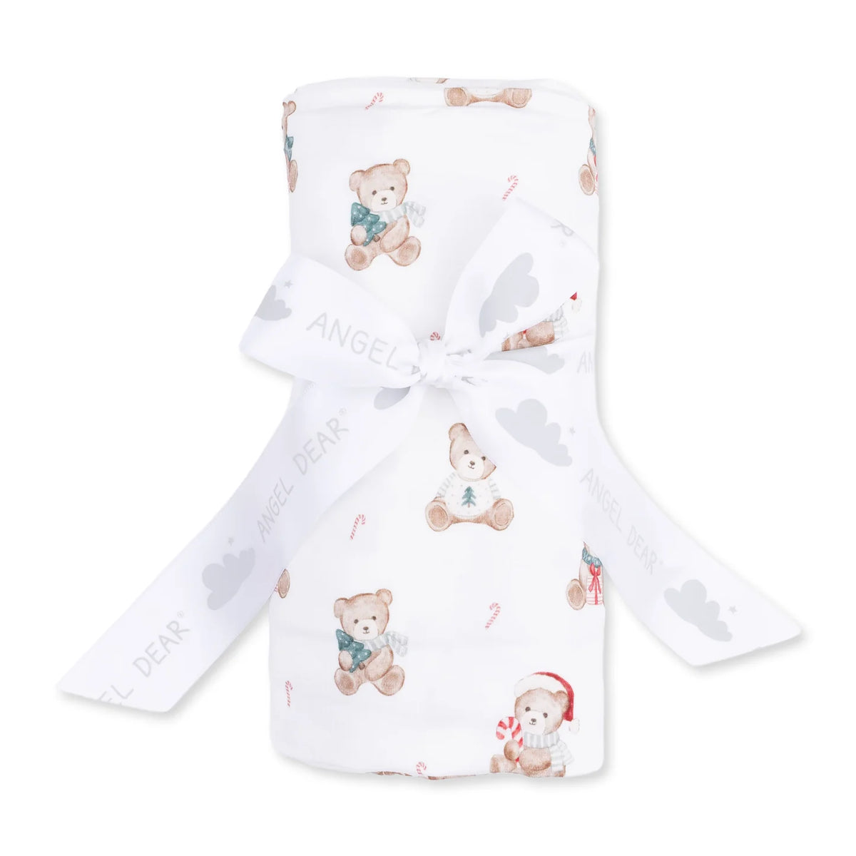 Christmas Teddy Bears Swaddle