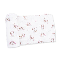 Pink Explorer Puppy Swaddle