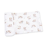 Blue Explorer Puppy Swaddle