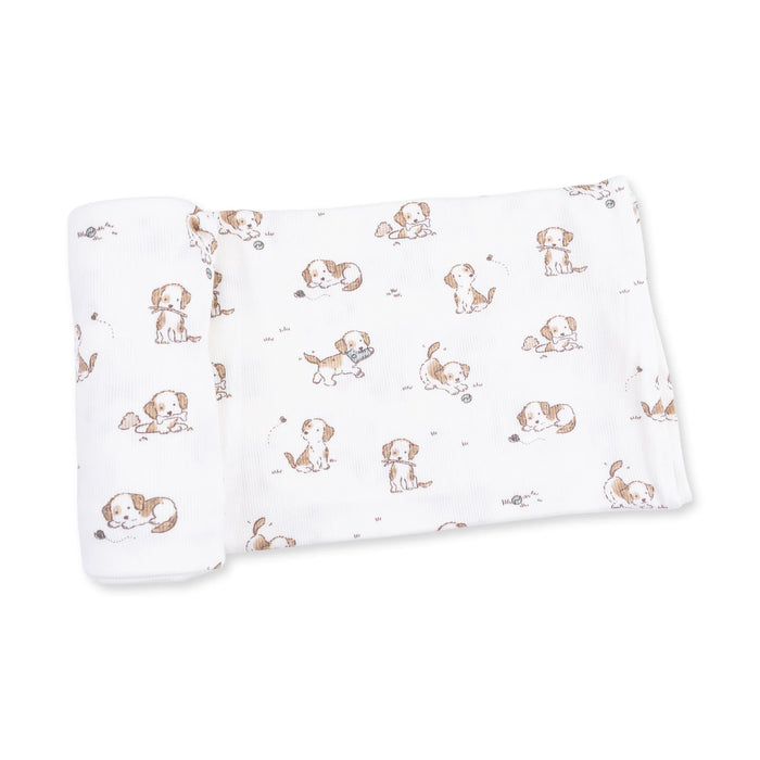 Blue Explorer Puppy Swaddle