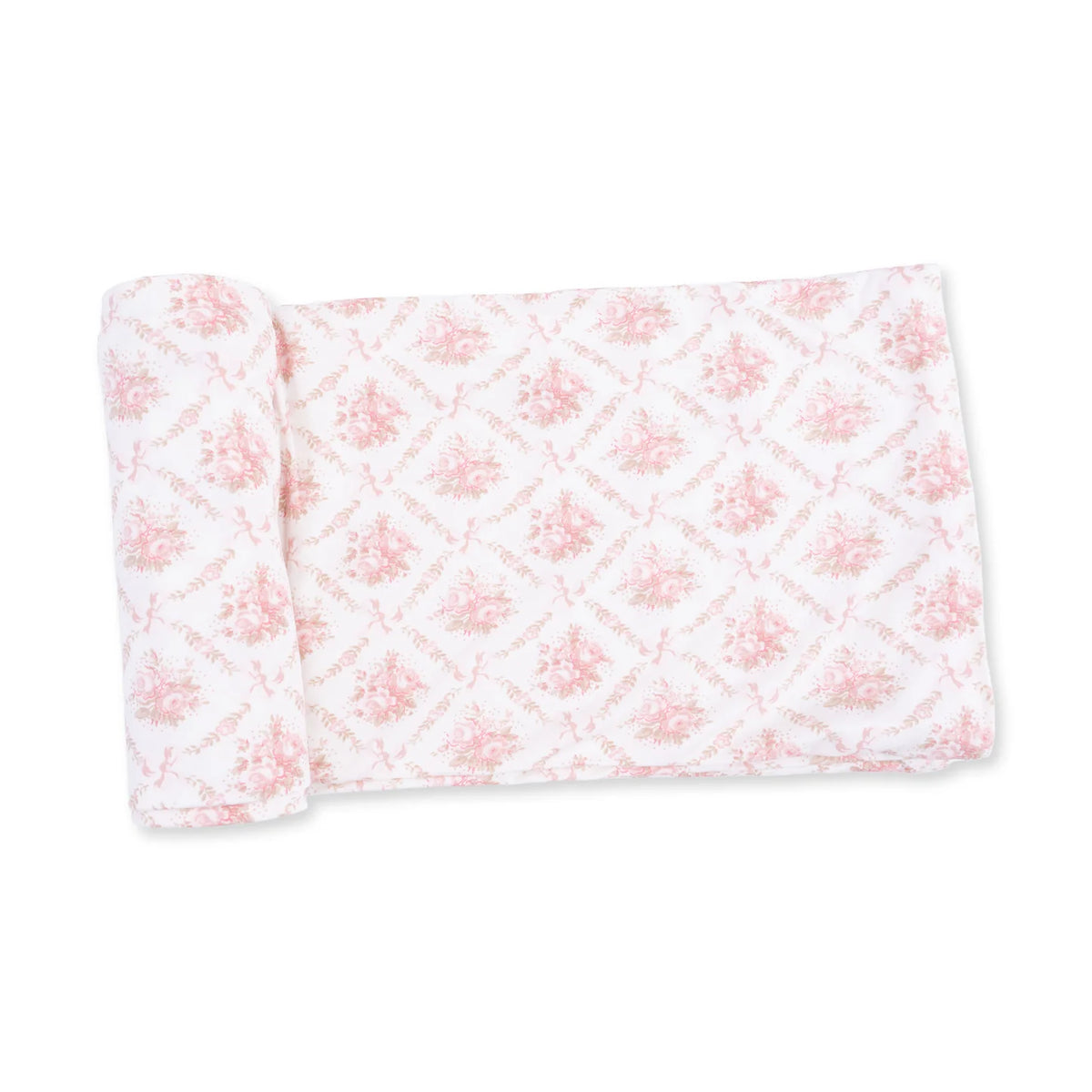 Rose Bow Lattice Swaddle