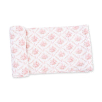 Rose Bow Lattice Swaddle