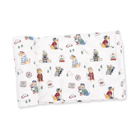 Winter Sports Dogs Swaddle - Green