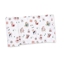 Winter Sports Dogs Swaddle - Pink