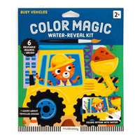 Busy Vehicles Color Magic Water-Reveal Kit